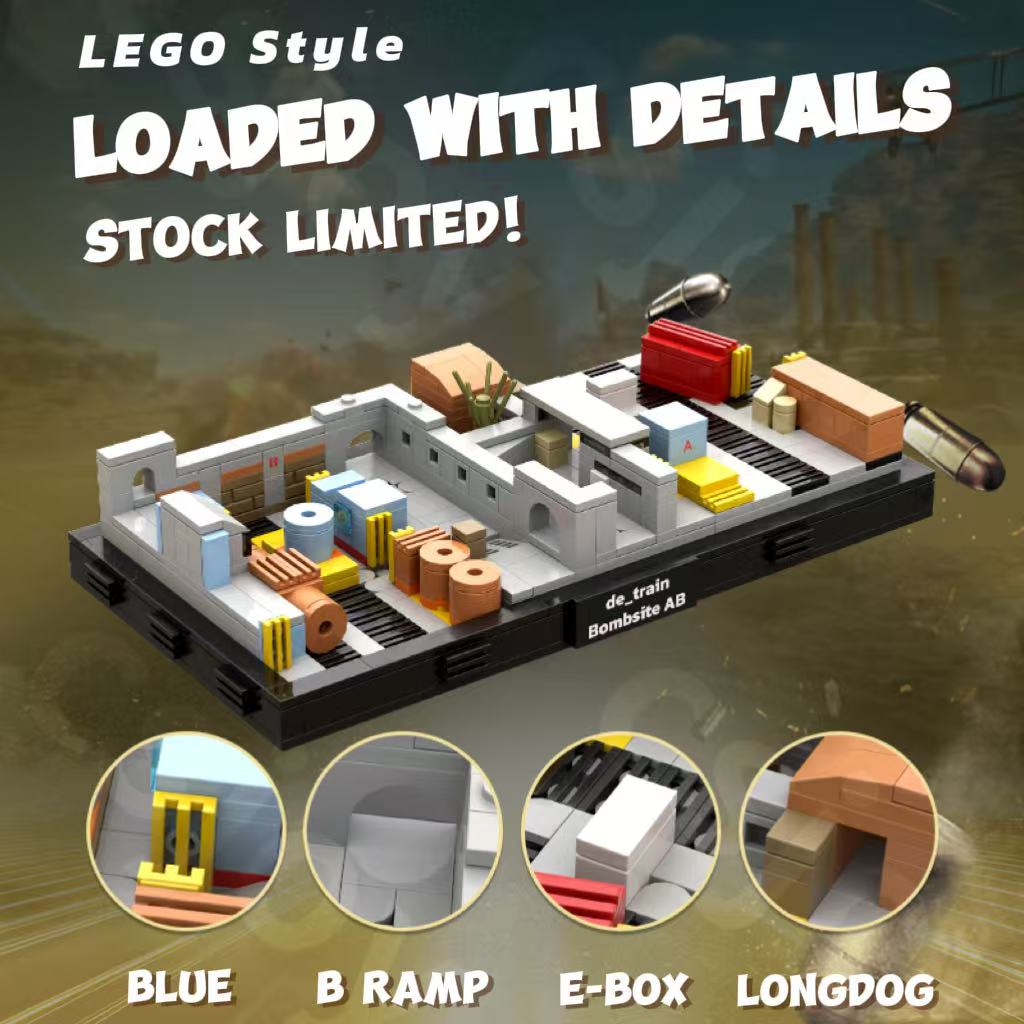 [Pre-order]Train - Bombsite AB [BUILDING KIT]