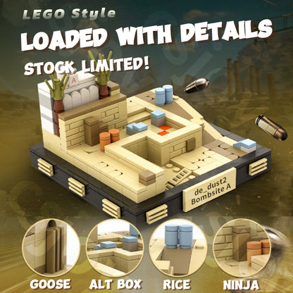 Dust 2 - Bombsite A [BUILDING KIT]