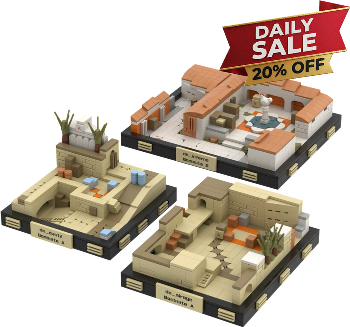 CS2 Classic Collection | Counter-Strike 2 Merchandise & Building Set