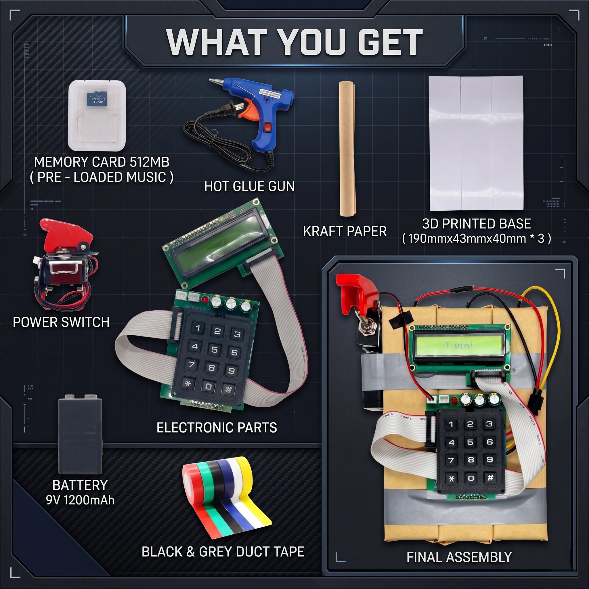 CS2 C4 Tactical Prop DIY Kit