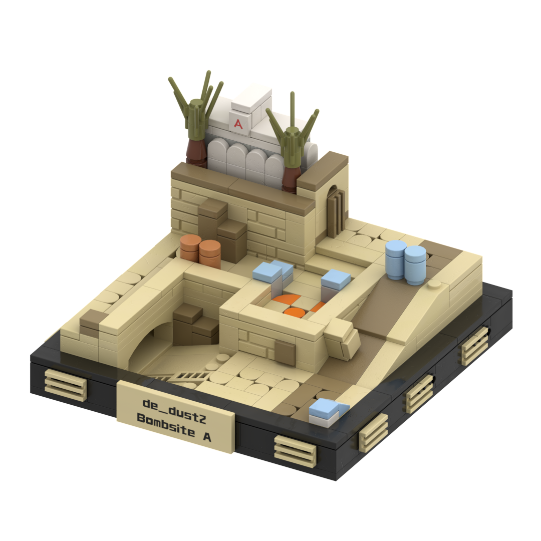 Dust 2 - Bombsite A [BUILDING KIT]